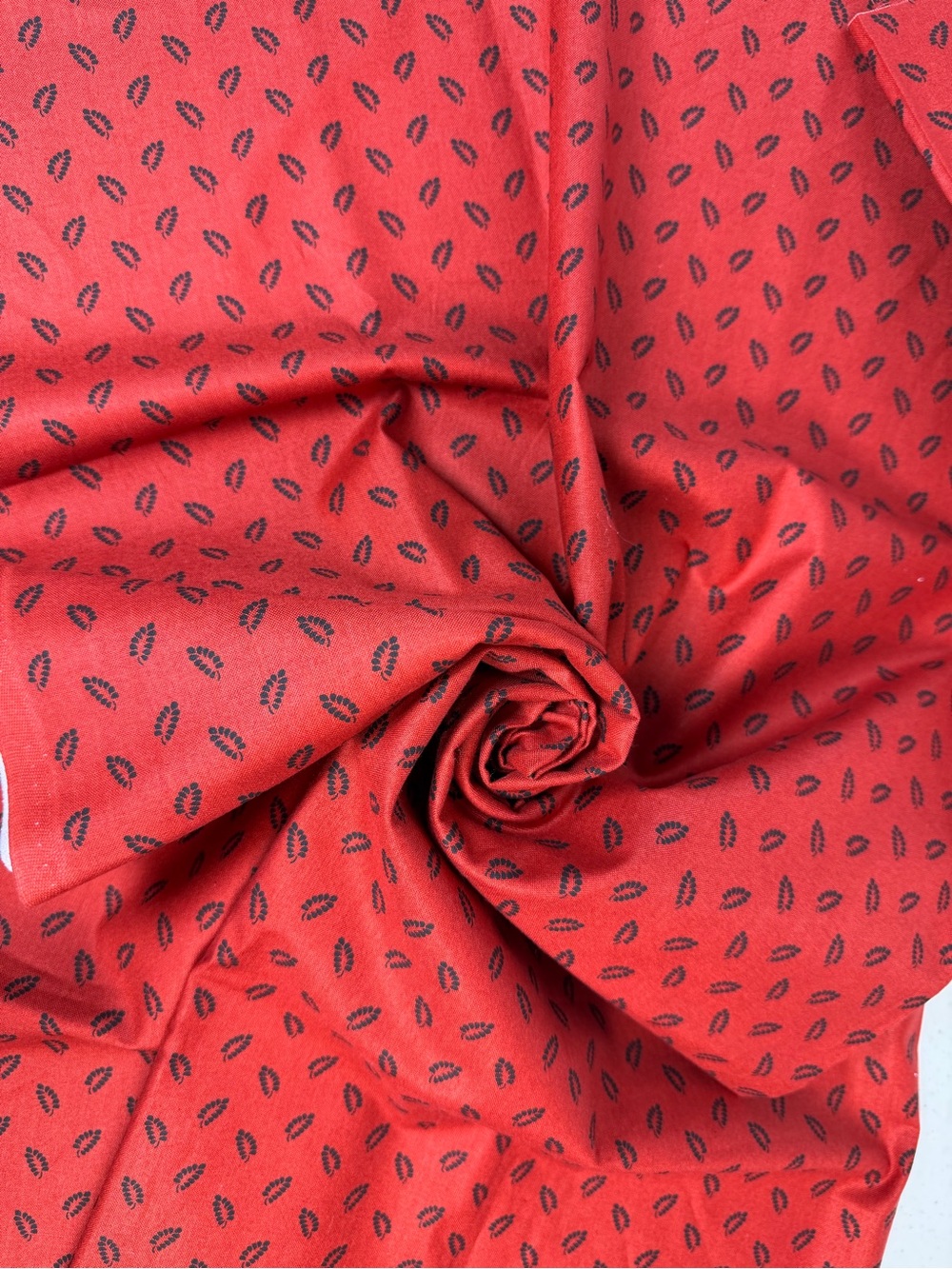 Jo Morton for Andover Fabrics Red & Black Quilting Cotton Fabric Cut 36” x 22”
